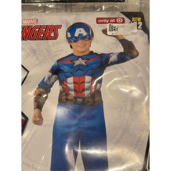 Marvel Avengers Captain America costume child size L 12/14 - Picture 3 of 7